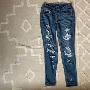 American Eagle Ripped Mom Jeans